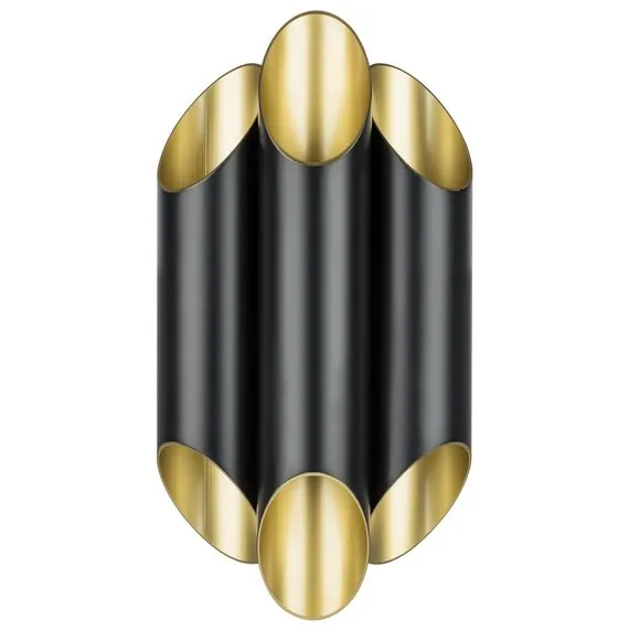 Lightstar 720667 Бра SIENA 6х40W G9 ЧЕРНЫЙ/ЗОЛОТО