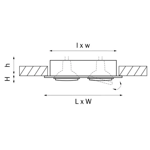 Lightstar 011612 Светильник SINGO X2 MR16/HP16 БЕЛЫЙ, изображение 2