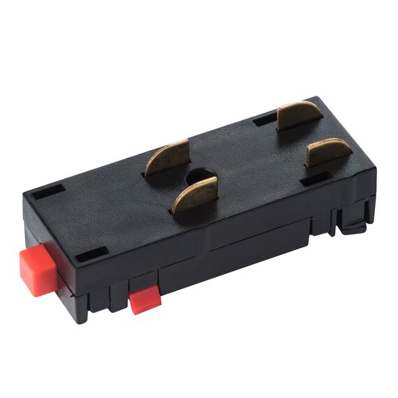 Lightstar 505107 Соединитель трековый однофазный TETA I-образный ЧЕРНЫЙ для PRO