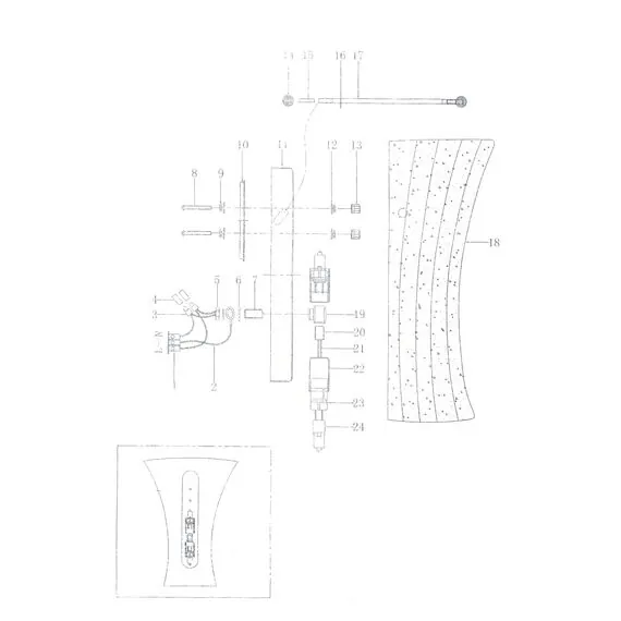 Lightstar 820623 Бра ZUCCHE 2х40W G9 ЯНТАРЬ, изображение 4