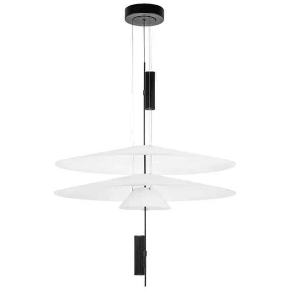 Lightstar 814531  2КОР! Люстра VIOLA LED 3x6W 560LM ЧЕРНЫЙ/БЕЛЫЙ 3000K