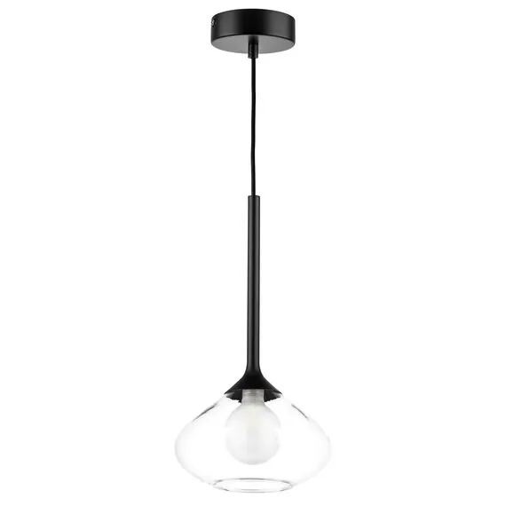 Lightstar 801203 Люстра VETRO 1х6W(led) G9 ЧЕРНЫЙ/ПРОЗРАЧНЫЙ