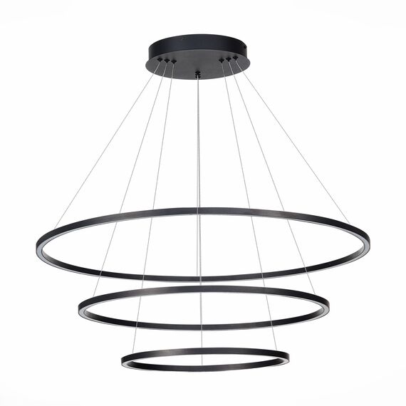 ST LUCE ST605.403.114 Cветильник подвесной SMART Черный/Белый LED 1*114W 2800-6500K, изображение 3