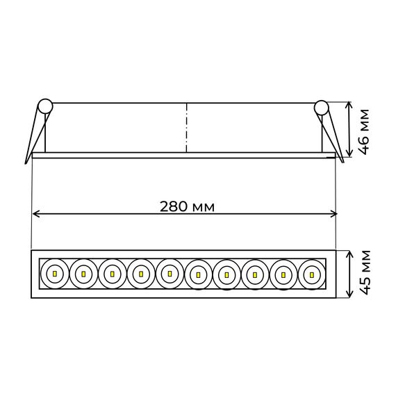 De Markt 851010401 Встраиваемый светильник, изображение 6