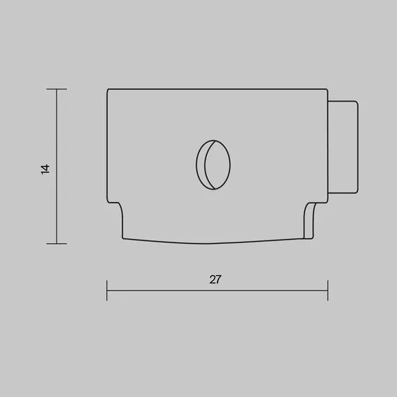 Maytoni Led Strip ALM011EC Заглушка для профиля, изображение 4