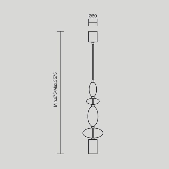 Maytoni Decorative MOD071PL-L8B3K2 Светильник подвесной Monochrome, изображение 8