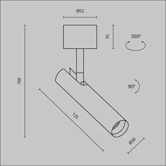 Maytoni Technical C141CL-L125-6W4K-W Потолочный светильник Focus T, изображение 10
