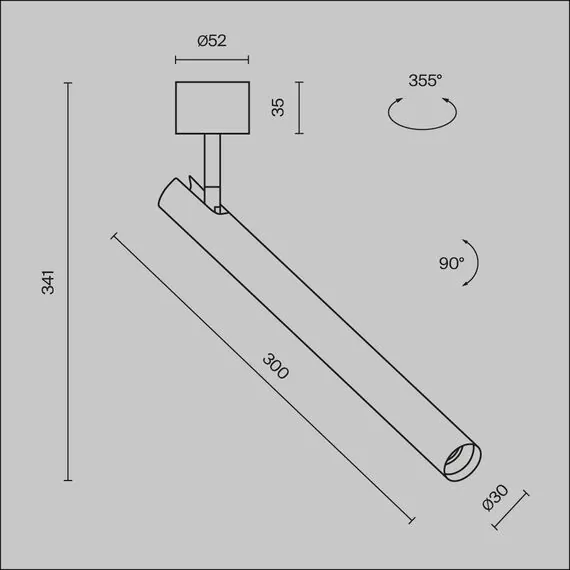 Maytoni Technical C141CL-L300-6W4K-W Потолочный светильник Focus T, изображение 10