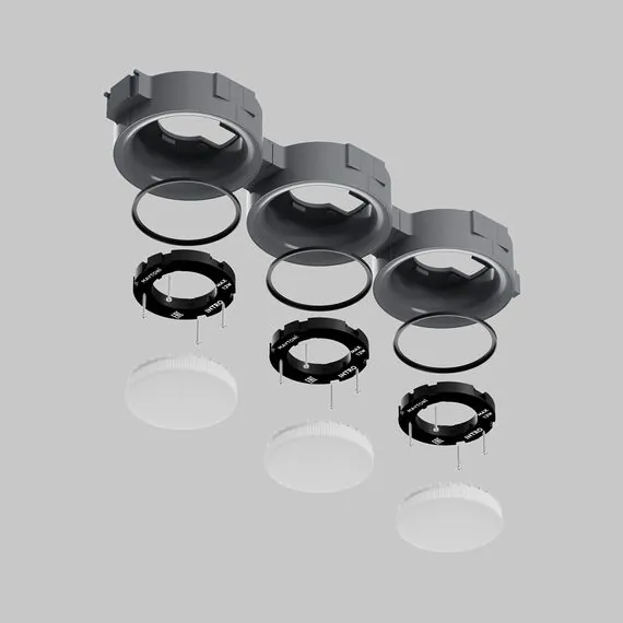 Maytoni Technical DL019-GX53-B Светильник встраиваемый Intro, изображение 8