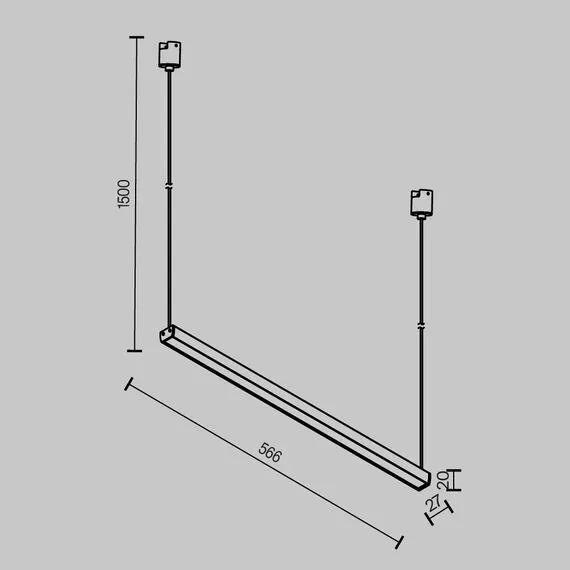 Maytoni Technical TR170-1-26W3K-B Трековый светильник Basis Elasity 3000К 26Вт 120°, изображение 6
