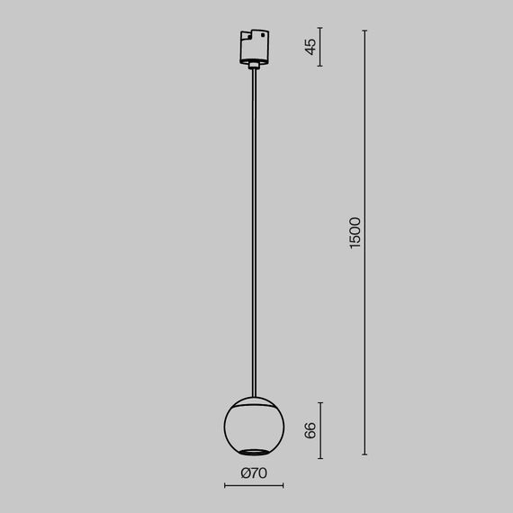 Maytoni Technical TR165-1-8W3K-M-B Трековый светильник Sfera Elasity 3000K 8Вт 36°, изображение 7