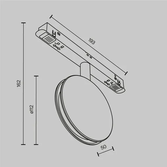 Maytoni Technical TR090-4-6W-DS-B Трековый светильник Outline Exility 2700-6000K 6Вт 180°, изображение 8