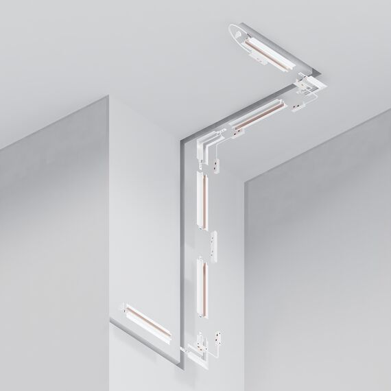 Maytoni Maytoni Technical TRXM034-422W Шинопровод 2м Exility низкопрофильный  встраиваемый под ГКЛ 12,5, изображение 4