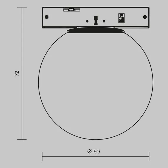 Maytoni Technical TR185-1-3W3K-B Трековый светильник Luna  Levity 3000К 3Вт 200°, изображение 7