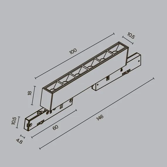 Maytoni Technical TR193-1-5W4K-M-B Трековый магнитный светодиодный светильник Levity Points, изображение 8