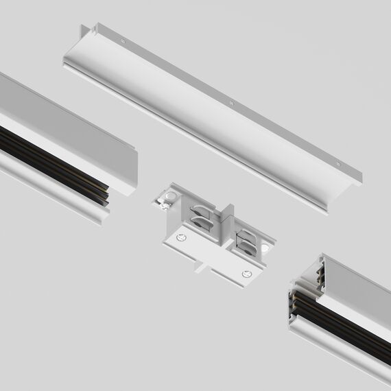 Maytoni Technical TRA005CI-31W Коннектор прямой внутренний Trinity белый, изображение 4