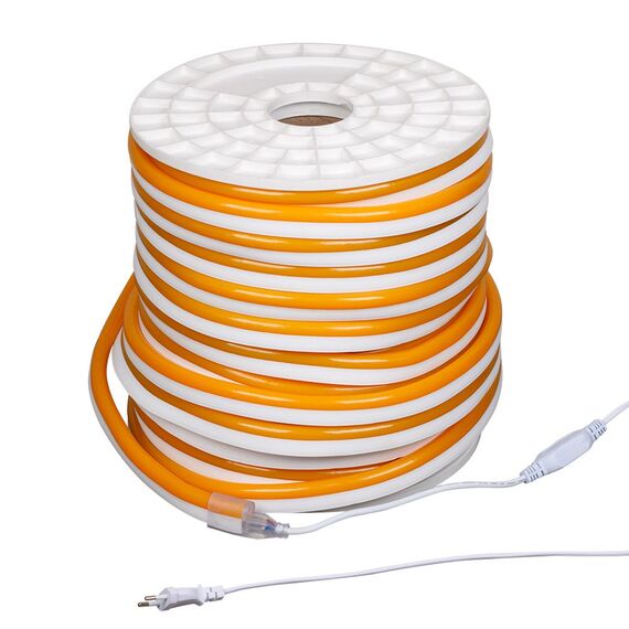 Arlight 021160 Гибкий неон ARL-CF2835-Classic-220V Yellow (26x15mm) (Arlight, 8 Вт/м, IP65) 021160, изображение 8