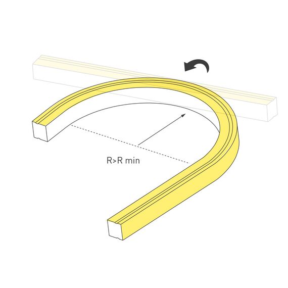 Arlight 042777 Светодиодная лента герметичная MOONLIGHT-TOP-U-A156-13x12mm 24V Day5000 (11 W/m, IP67, 5m, wire x2) (Arlight, Вывод боковой, 3 года) 042777, изображение 5