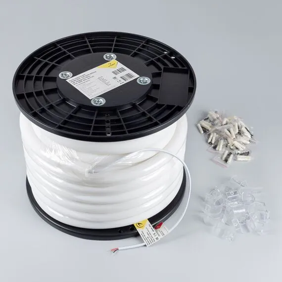 Arlight 039439 Светодиодная лента герметичная MOONLIGHT-TOP-A336-D25mm 48V Day4000 360deg (12,5 W/m, IP65, 2835, 20m, wire x1) (Arlight, Вывод прямой, 3 года) 039439, изображение 4