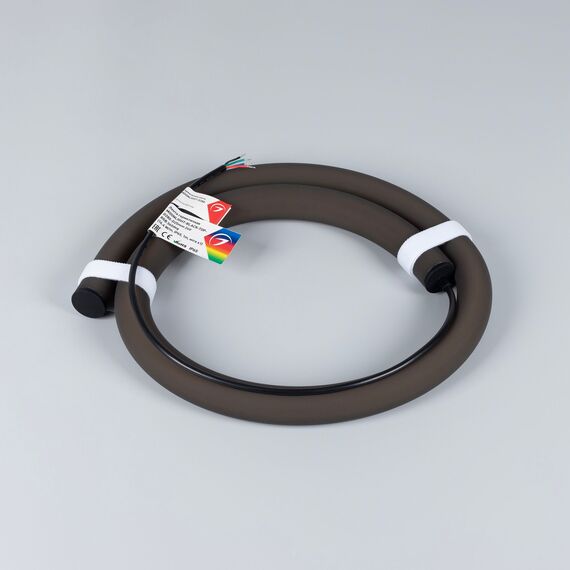 Arlight 047198 Светодиодная лента герметичная MOONLIGHT-BLACK-TOP-G280-D25mm 24V RGB 360deg (14,4 W/m, IP65, 1m, wire x1) (Arlight, Вывод прямой, 3 года) 047198, изображение 3