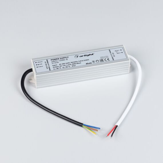 Arlight 023189 Блок питания ARPV-12080-B (12V, 6,7A, 80W) (Arlight, IP67 Металл, 3 года) 023189, изображение 3
