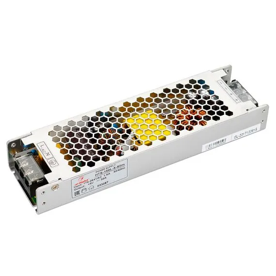 Arlight 023287 Блок питания HTS-150L-5-Slim (5V, 30A, 150W) (Arlight, IP20 Сетка, 3 года) 023287