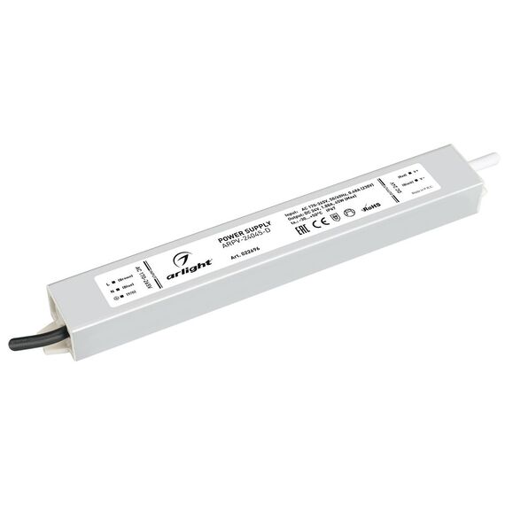 Arlight 022696 Блок питания ARPV-24045-D (24V, 1,9A, 45W) (Arlight, IP67 Металл, 3 года) 022696