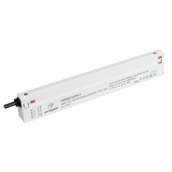 Arlight 042921 Блок питания ARV-SP-48150-MAG-ORIENT-PFC-WH (48V, 3,1A, 150W) (Arlight, IP20 Пластик, 5 лет) 042921, изображение 2
