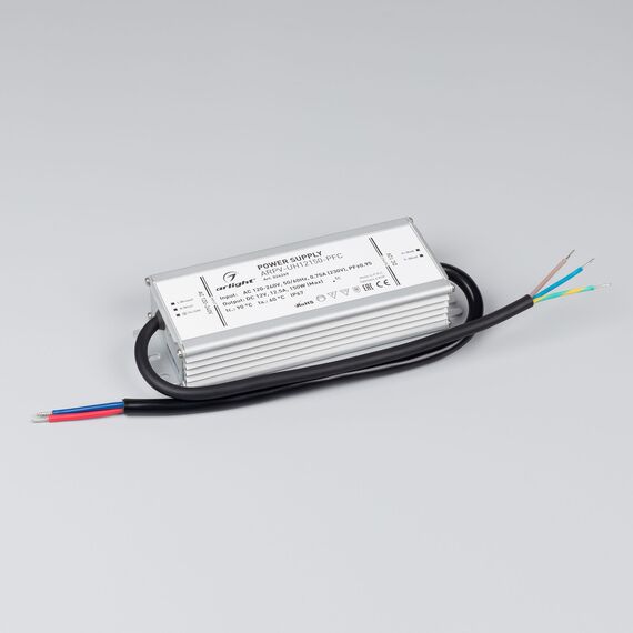 Arlight 024269 Блок питания ARPV-UH12150-PFC (12V, 12,5A, 150W) (Arlight, IP67 Металл, 7 лет) 024269, изображение 3