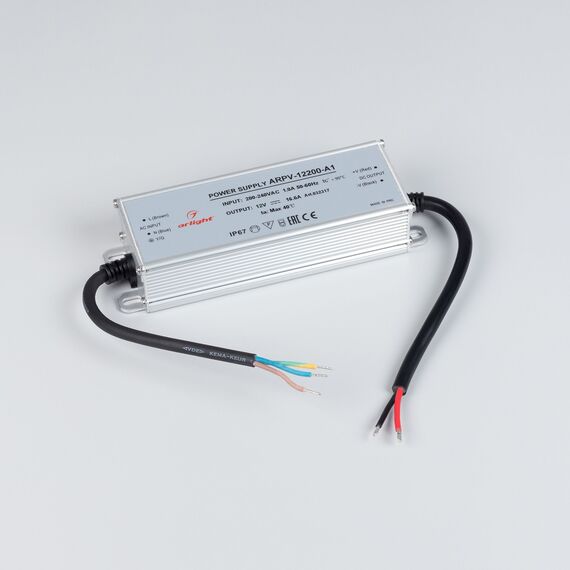 Arlight 032317 Блок питания ARPV-12200-A1 (12V, 16,6A, 200W) (Arlight, IP67 Металл, 3 года) 032317, изображение 4