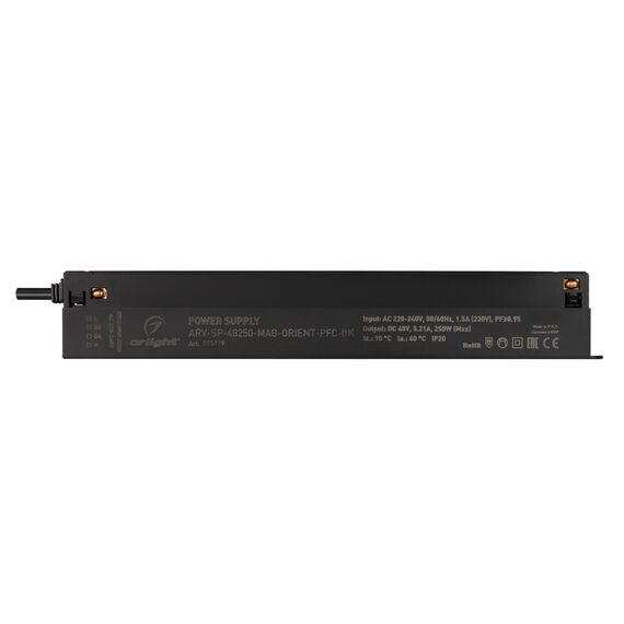 Arlight 035779 Блок питания ARV-SP-48250-MAG-ORIENT-PFC-BK (48V, 5,21A, 250W) (Arlight, IP20 Пластик, 5 лет) 035779, изображение 4