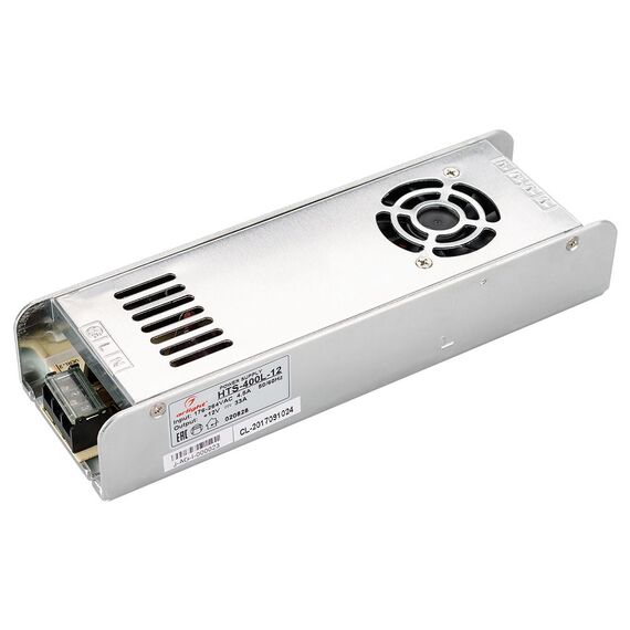 Arlight 020828 Блок питания HTS-400L-12 (12V, 33A, 400W) (Arlight, IP20 Сетка, 3 года) 020828, изображение 2