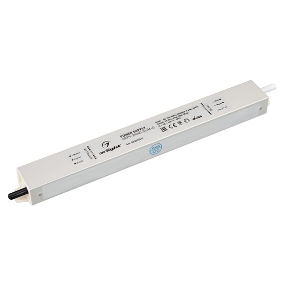 Arlight 025027(1) Блок питания ARPV-24060-SLIM-D (24V, 2,5A, 60W) (Arlight, IP67 Металл, 3 года) 025027(1)