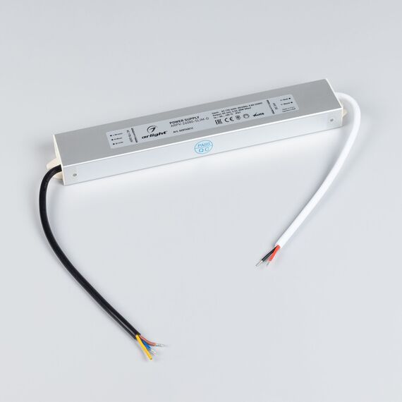 Arlight 025745(1) Блок питания ARPV-24080-SLIM-D (24V, 3,3A, 80W) (Arlight, IP67 Металл, 3 года) 025745(1), изображение 3