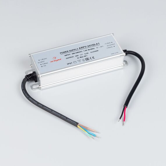 Arlight 034209 Блок питания ARPV-24150-A1 (24V, 6,25A, 150W) (Arlight, IP67 Металл, 3 года) 034209, изображение 4