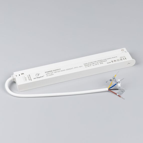 Arlight 042921 Блок питания ARV-SP-48150-MAG-ORIENT-PFC-WH (48V, 3,1A, 150W) (Arlight, IP20 Пластик, 5 лет) 042921, изображение 3