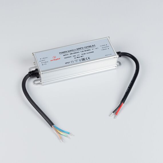 Arlight 034206 Блок питания ARPV-12150-A1 (12V, 12,5A, 150W) (Arlight, IP67 Металл, 3 года) 034206, изображение 4