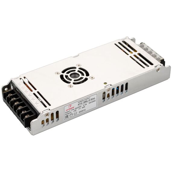 Arlight 022414 Блок питания HTS-300L-5-Slim (5V, 60A, 300W) (Arlight, IP20 Сетка, 3 года) 022414