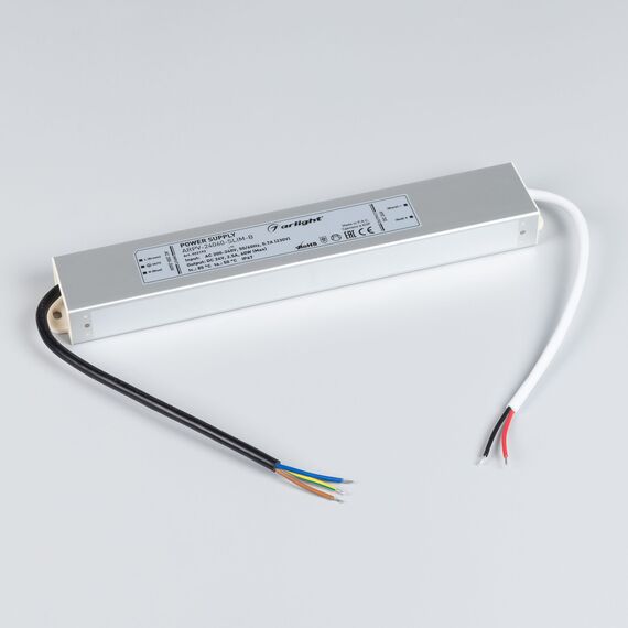 Arlight 022193 Блок питания ARPV-24060-SLIM-B (24V, 2,5A, 60W) (Arlight, IP67 Металл, 3 года) 022193, изображение 3