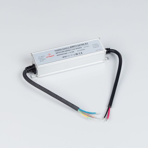 Arlight 033093 Блок питания ARPV-24100-A1 (24V, 4,16A, 100W) (Arlight, IP67 Металл, 3 года) 033093, изображение 4