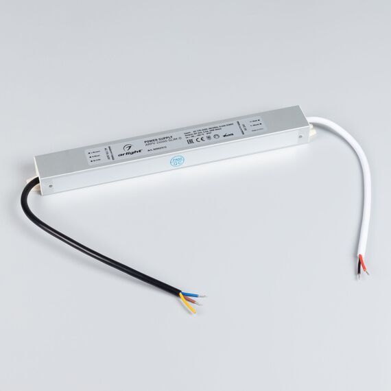Arlight 025027(1) Блок питания ARPV-24060-SLIM-D (24V, 2,5A, 60W) (Arlight, IP67 Металл, 3 года) 025027(1), изображение 5