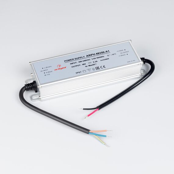 Arlight 034694 Блок питания ARPV-48250-A1 (48V, 5,3A, 254W) (Arlight, IP67 Металл, 3 года) 034694, изображение 4