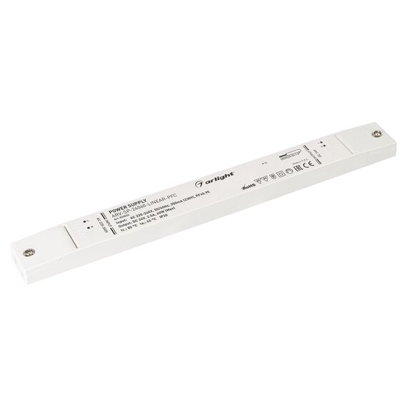 Arlight 032624 Блок питания ARV-SP-24060-LINEAR-PFC (24V, 2,5A, 60W) (Arlight, IP20 Пластик, 5 лет) 032624