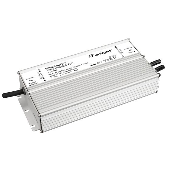 Arlight 034465 Блок питания ARPV-UH48800-PFC (48V, 16,6A, 800W) (Arlight, IP67 Металл, 7 лет) 034465