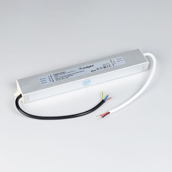 Arlight 031721 Блок питания ARPV-LG24080-SLIM-PFC-D (24V, 3,3A, 80W) (Arlight, IP67 Металл, 5 лет) 031721, изображение 4