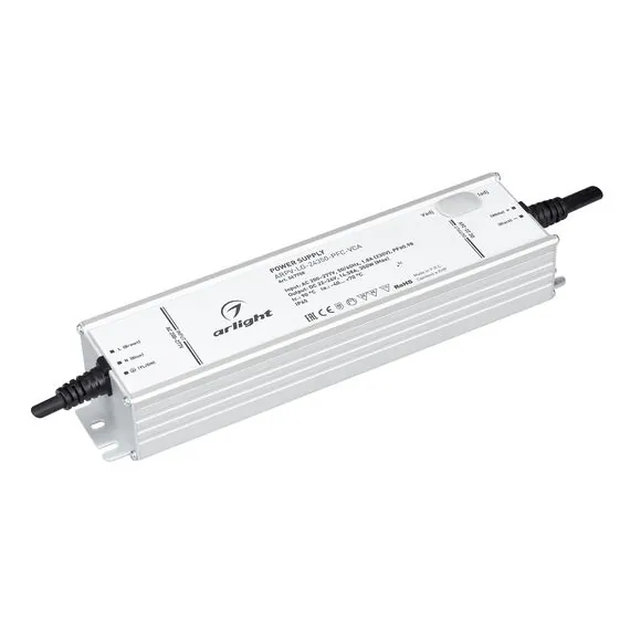 Arlight 047708 Блок питания ARPV-LG-24350-PFC-VCA (22-26V, 14,58A, 350W) (Arlight, IP65 Металл, 5 лет) 047708, изображение 2