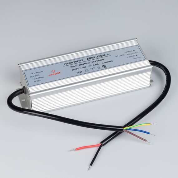 Arlight 028198(1) Блок питания ARPV-48300-A (48V, 6,25A, 300W) (Arlight, IP67 Металл, 3 года) 028198(1), изображение 4