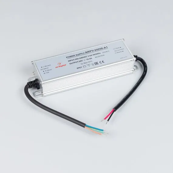 Arlight 031514 Блок питания ARPV-24250-A1 (24V, 10,4A, 250W) (Arlight, IP67 Металл, 3 года) 031514, изображение 4