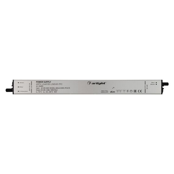 Arlight 034894 Блок питания ARPV-LG48100-LINEAR-PFC (48V, 2,08A, 100W) (Arlight, IP67 Металл, 5 лет) 034894, изображение 6