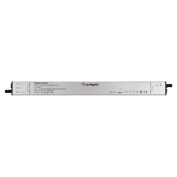 Arlight 034890 Блок питания ARPV-LG24160-LINEAR-PFC (24V, 6,7A, 160W) (Arlight, IP67 Металл, 5 лет) 034890, изображение 4